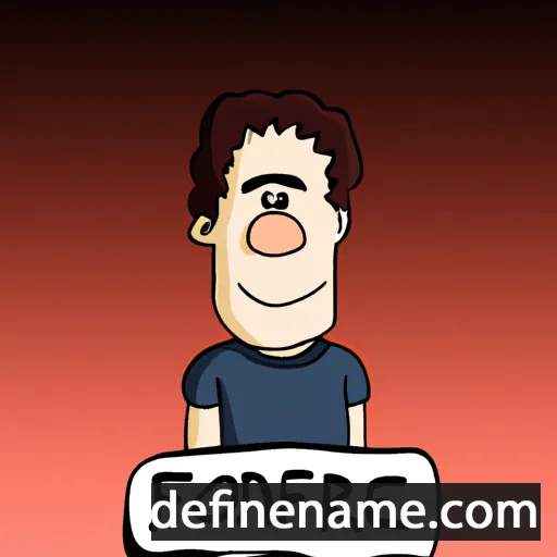 cartoon of the name Florent