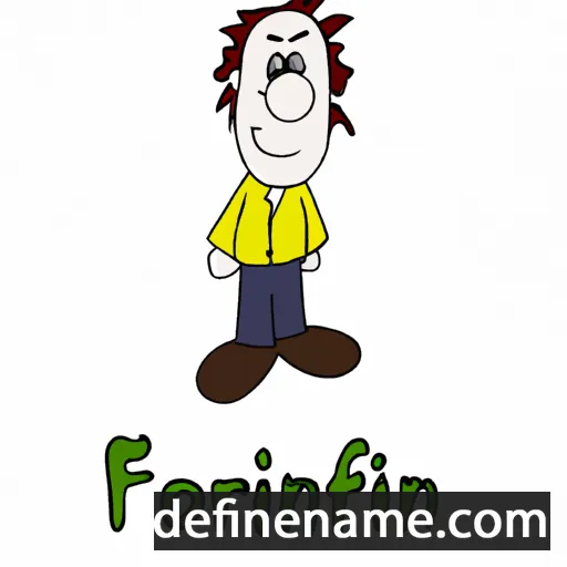 cartoon of the name Florentin