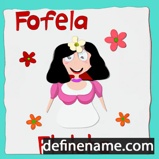 cartoon of the name Floretta