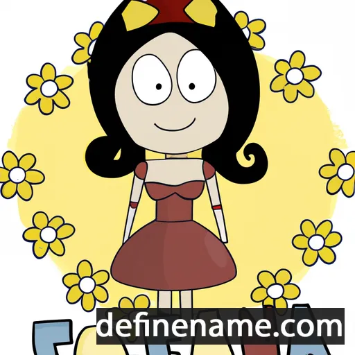 cartoon of the name Floriana