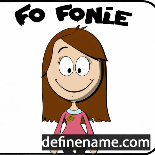 cartoon of the name Floriane