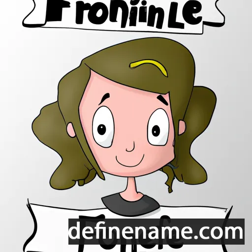 cartoon of the name Florianne