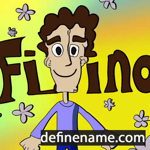 cartoon of the name Floriano