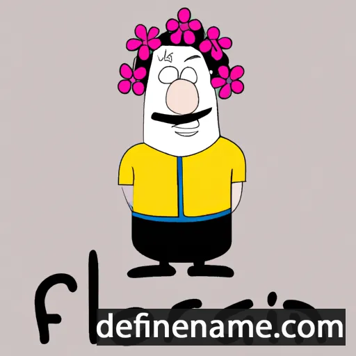 cartoon of the name Florijan