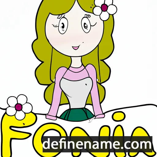 cartoon of the name Florina