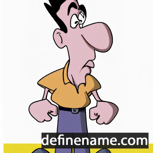 cartoon of the name Fotis