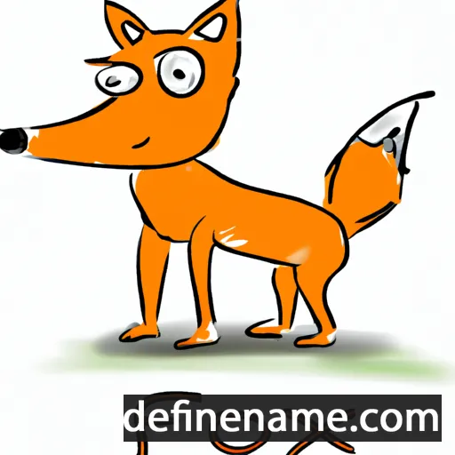 cartoon of the name Fox