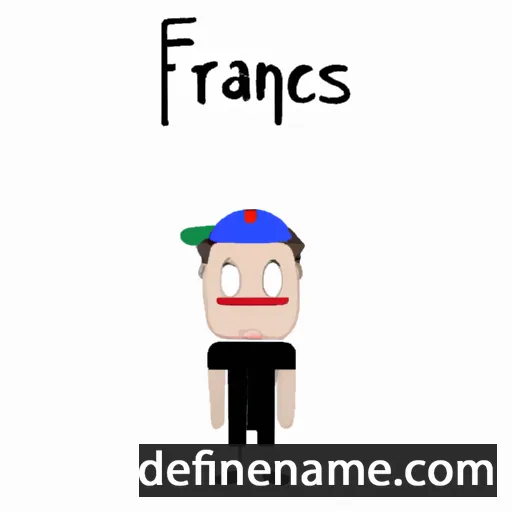 cartoon of the name François