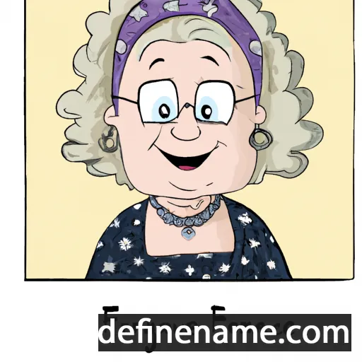 cartoon of the name Françoise