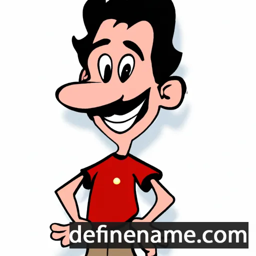 cartoon of the name Francesc