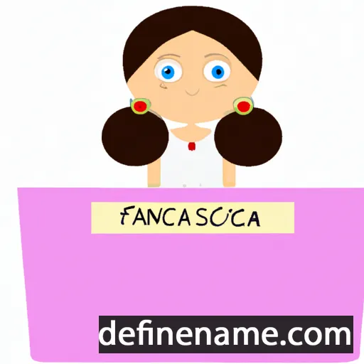 Francesca cartoon