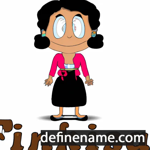 cartoon of the name Franciska