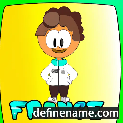 cartoon of the name Frane