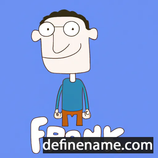 cartoon of the name Frank