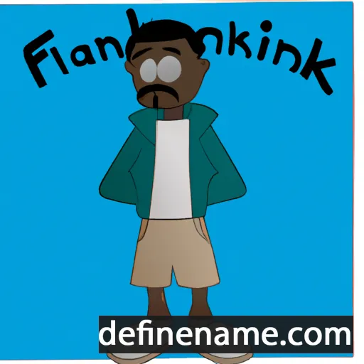 cartoon of the name Franklyn