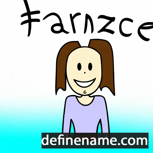 cartoon of the name Franzi