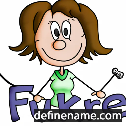 cartoon of the name Frauke