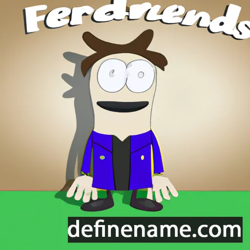 cartoon of the name Fredenandus