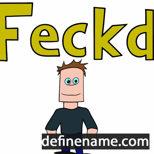 cartoon of the name Fredrick