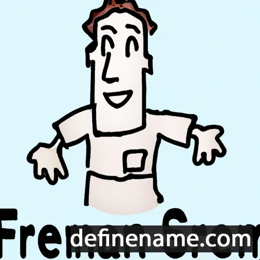 cartoon of the name Freeman