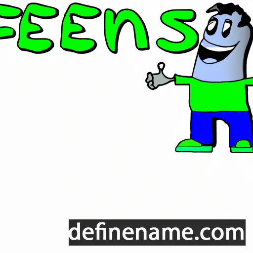 cartoon of the name Frens