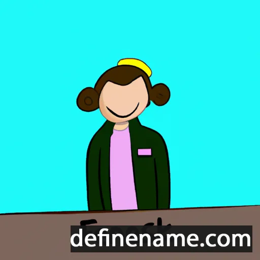 cartoon of the name Frenske