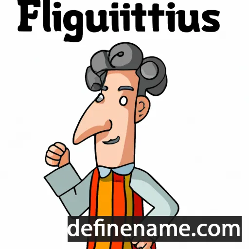 cartoon of the name Fulgentius