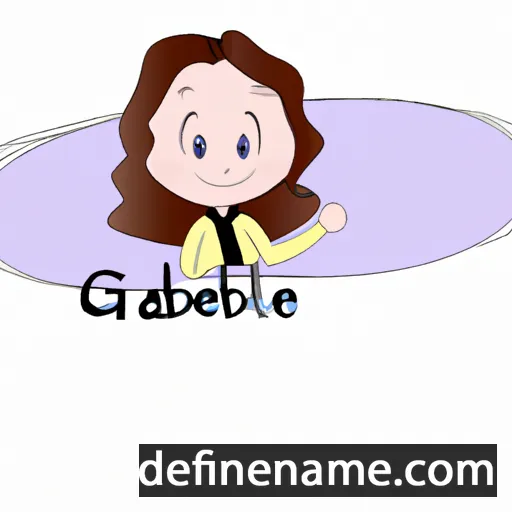 Gabriëlle cartoon