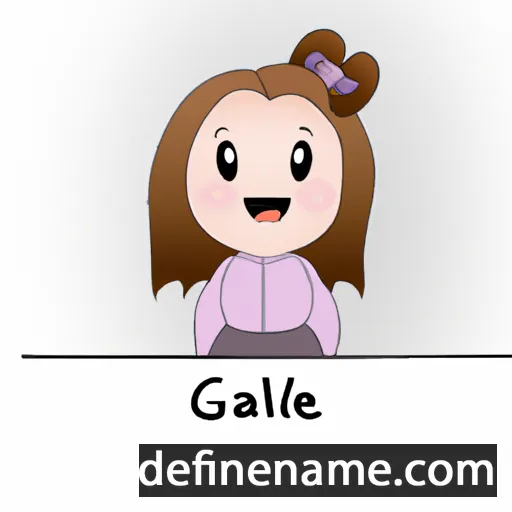 Gaëlle cartoon