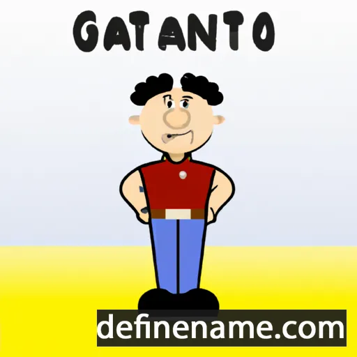 cartoon of the name Gaetano