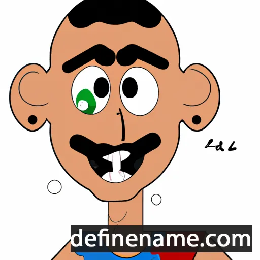 cartoon of the name Galal