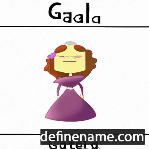 cartoon of the name Galatea