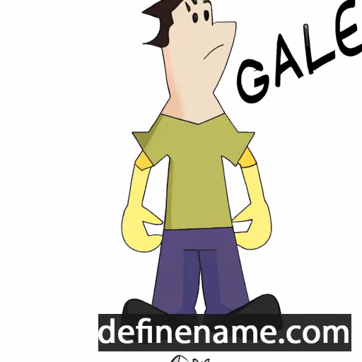 cartoon of the name Gale