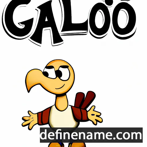 cartoon of the name Galo