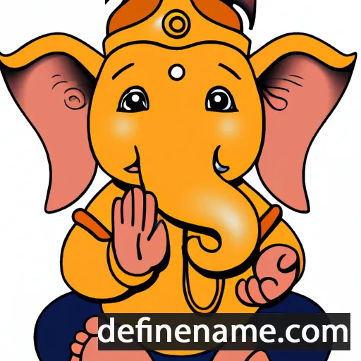 Ganesh cartoon