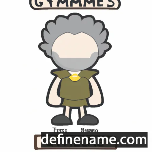 cartoon of the name Ganymedes