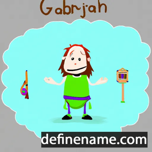 cartoon of the name Garbhán