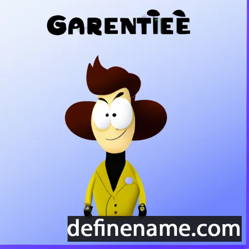 cartoon of the name Garnette