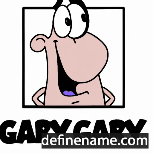 cartoon of the name Garry