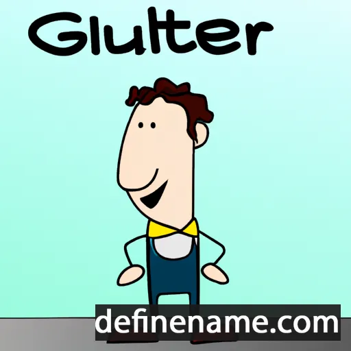 cartoon of the name Gautier