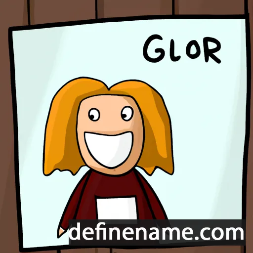 cartoon of the name Gørild