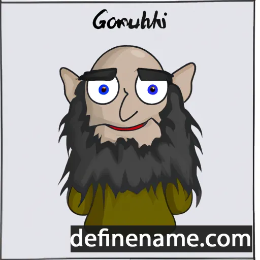 cartoon of the name Gormshuil