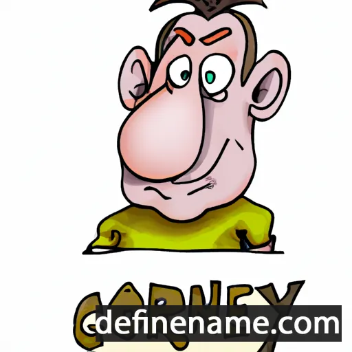 cartoon of the name Gorney