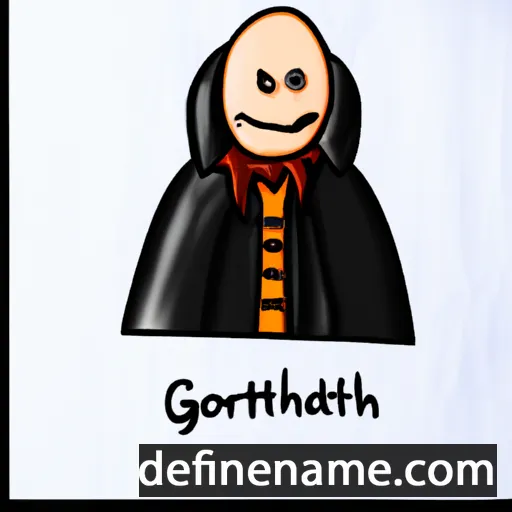 cartoon of the name Gothradh