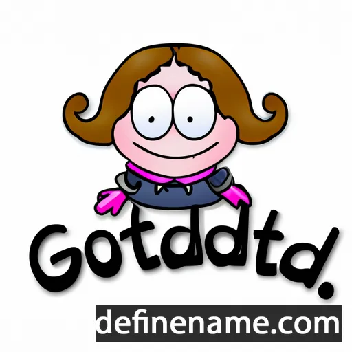 cartoon of the name Gottfrida