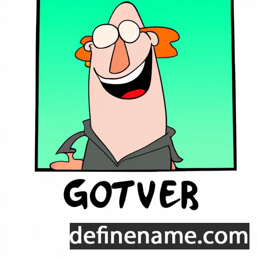 cartoon of the name Govert