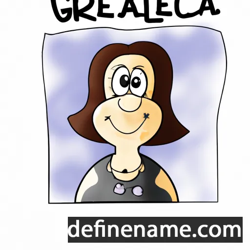 cartoon of the name Gracijela