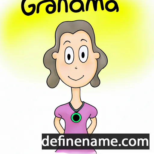 cartoon of the name Gracjanna