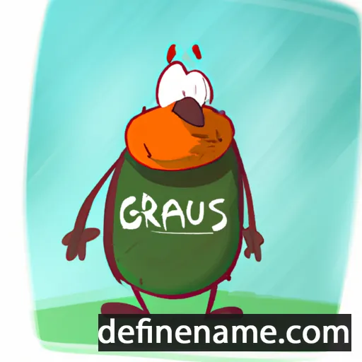 cartoon of the name Gracuś