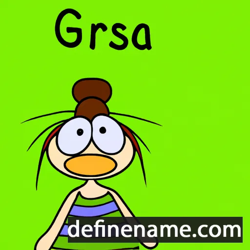 Graša cartoon